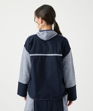 NGSEF12390 GIANNI LO GIUDICE(ジャンニ ロ ジュディチェ) [洗える]綿麻ニットジャケット ブルー