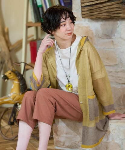 NGSGE50330 GIANNI LO GIUDICE [洗える]LEVITAロングカーディガン
