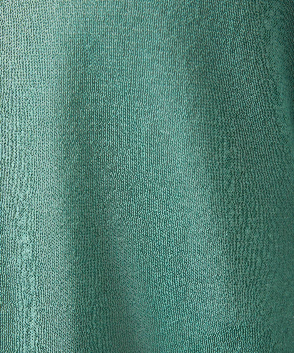 NGSHB30230 GIANNI LO GIUDICE(ジャンニ ロ ジュディチェ) [洗える]ペーパーヤーンニットカーディガン グリーン