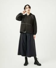 NGTAD01360 GIANNI LO GIUDICE(ジャンニ ロ ジュディチェ) [洗える]アスターダンボールニットパーカー ダークブラウン