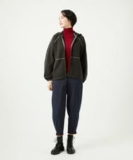 NGTAD01360 GIANNI LO GIUDICE(ジャンニ ロ ジュディチェ) [洗える]アスターダンボールニットパーカー ダークブラウン