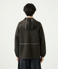 NGTAD01360 GIANNI LO GIUDICE(ジャンニ ロ ジュディチェ) [洗える]アスターダンボールニットパーカー ダークブラウン
