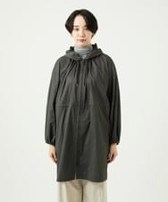 NGUAF01390 GIANNI LO GIUDICE(ジャンニ ロ ジュディチェ) [洗える]マイクロストライプストレッチコート カーキ