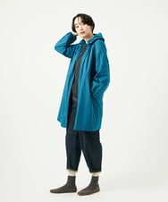 NGUAF01390 GIANNI LO GIUDICE(ジャンニ ロ ジュディチェ) [洗える]マイクロストライプストレッチコート ブルー