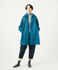 NGUAF01390 GIANNI LO GIUDICE(ジャンニ ロ ジュディチェ) [洗える]マイクロストライプストレッチコート ブルー