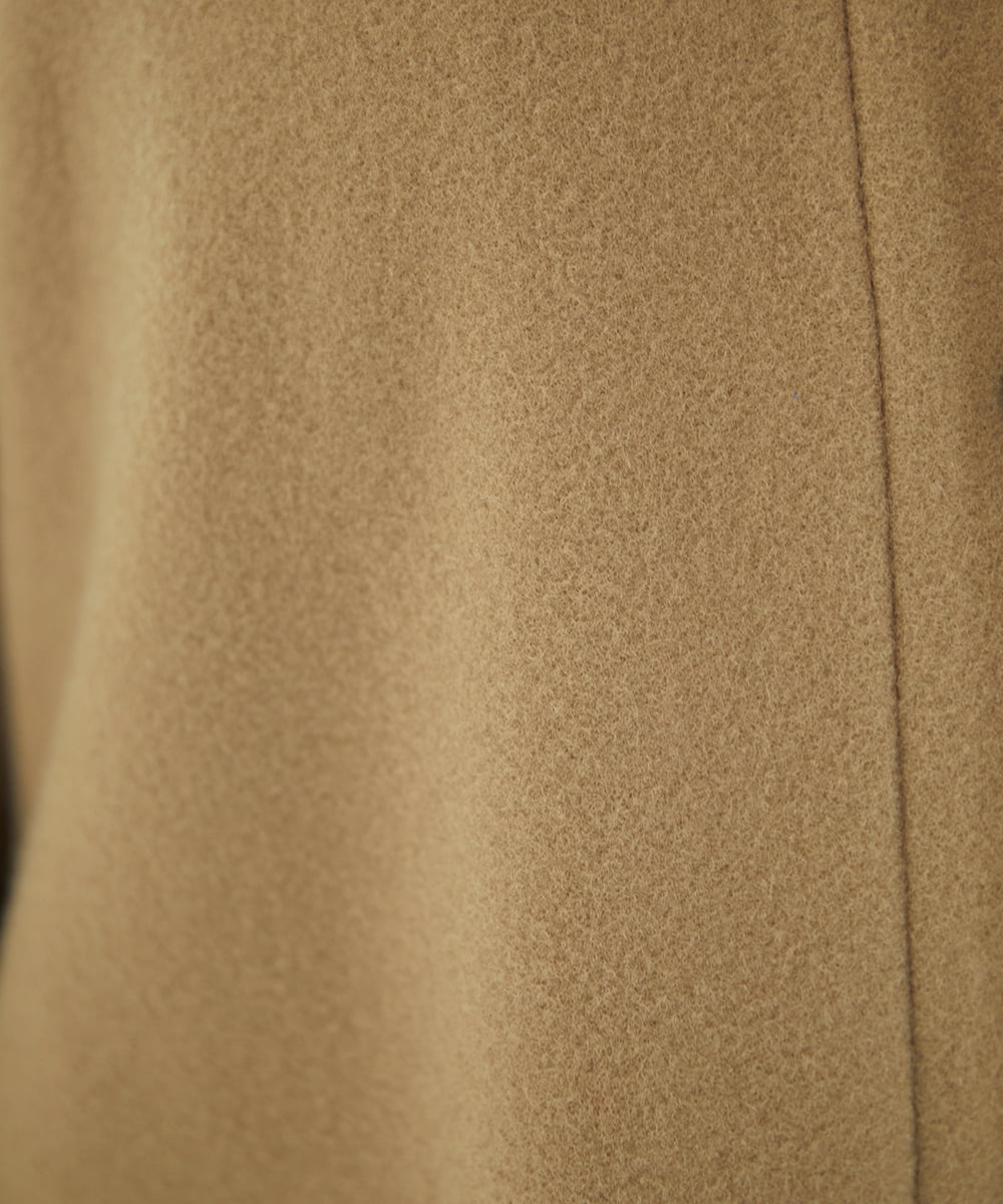 NGVAE32590 GIANNI LO GIUDICE(ジャンニ ロ ジュディチェ) ウールモッサフーディーコート ベージュ
