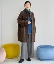 NGVAH51790 GIANNI LO GIUDICE(ジャンニ ロ ジュディチェ) ウールミルドラッセルコート グレー