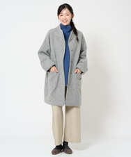 NGVAH51790 GIANNI LO GIUDICE(ジャンニ ロ ジュディチェ) ウールミルドラッセルコート グレー