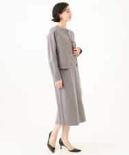 NHAJD11390 GIANNI LO GIUDICE(小さいサイズ)(メゾン ドゥ サンク) ヴィスコースミラノワンピース グレー