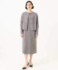 NHAJD11390 GIANNI LO GIUDICE(小さいサイズ)(メゾン ドゥ サンク) ヴィスコースミラノワンピース グレー