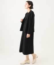 NHAJD11390 GIANNI LO GIUDICE(小さいサイズ)(メゾン ドゥ サンク) ヴィスコースミラノワンピース グレー