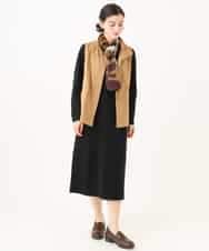 NHAJD11390 GIANNI LO GIUDICE(小さいサイズ)(メゾン ドゥ サンク) ヴィスコースミラノワンピース グレー