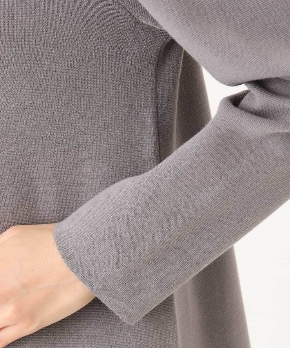 NHAJD11390 GIANNI LO GIUDICE(小さいサイズ)(メゾン ドゥ サンク) ヴィスコースミラノワンピース グレー