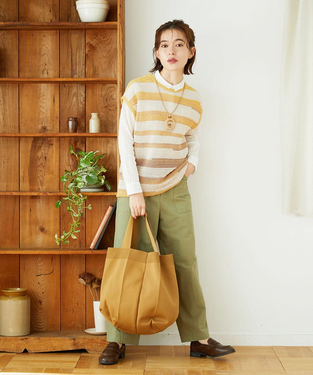 NHBEF14230 GIANNI LO GIUDICE(小さいサイズ)(メゾン ドゥ サンク) シャーリングシャンブレーブラウス ライトブルー