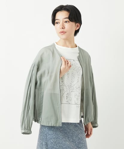 NHBGC85270  コットンオーガンジーシアーブルゾン
