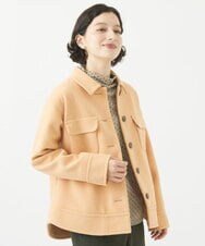 NHDAC88390 GIANNI LO GIUDICE(小さいサイズ)(メゾン ドゥ サンク) [セットアップ対応]圧縮ジャージーブルゾン ベージュ
