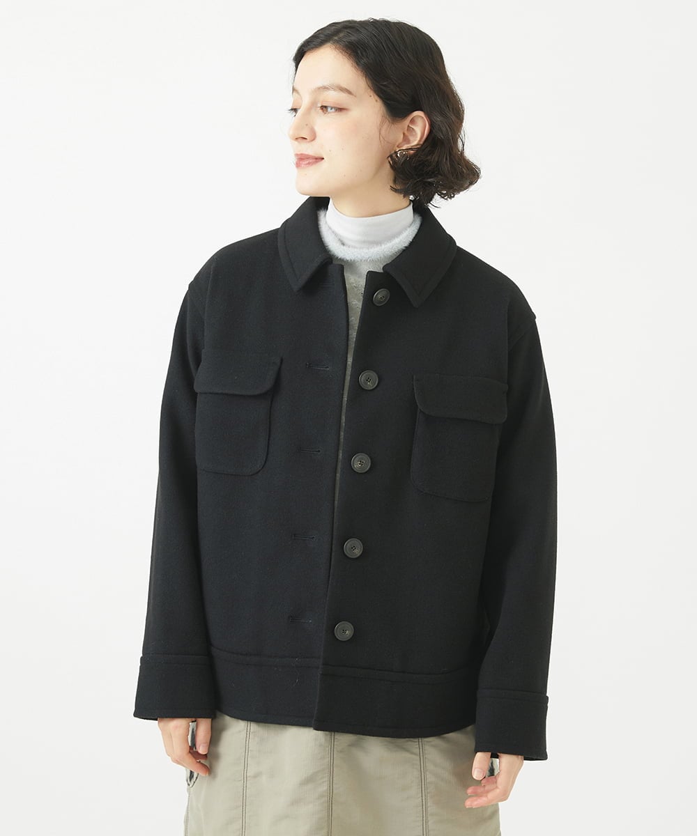 NHDAC88390 GIANNI LO GIUDICE(小さいサイズ)(メゾン ドゥ サンク) [セットアップ対応]圧縮ジャージーブルゾン ベージュ