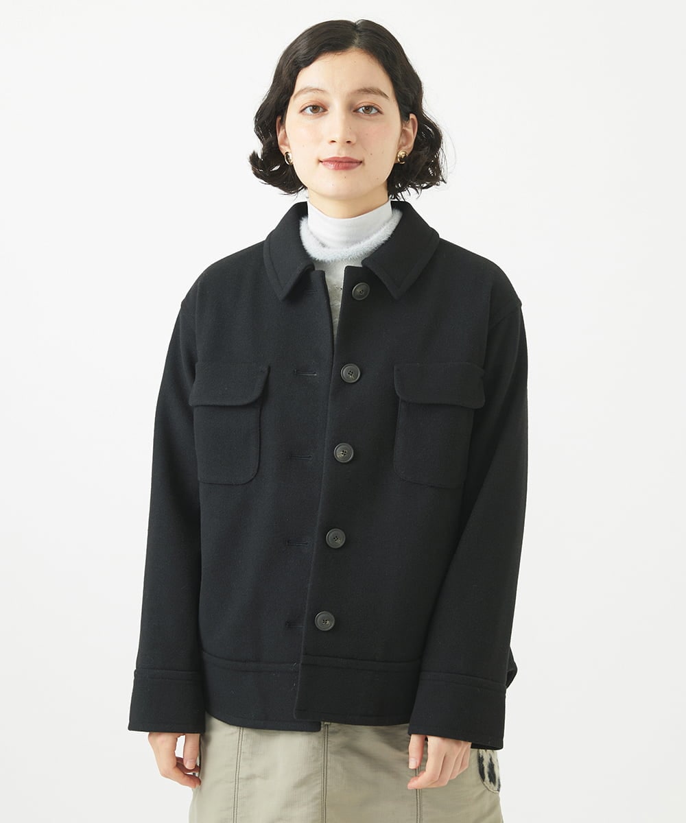NHDAC88390 GIANNI LO GIUDICE(小さいサイズ)(メゾン ドゥ サンク) [セットアップ対応]圧縮ジャージーブルゾン ベージュ
