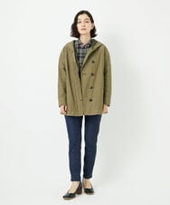 NHDAD01490 GIANNI LO GIUDICE(小さいサイズ)(メゾン ドゥ サンク) コットンタイプライターフーディージャケット ベージュ