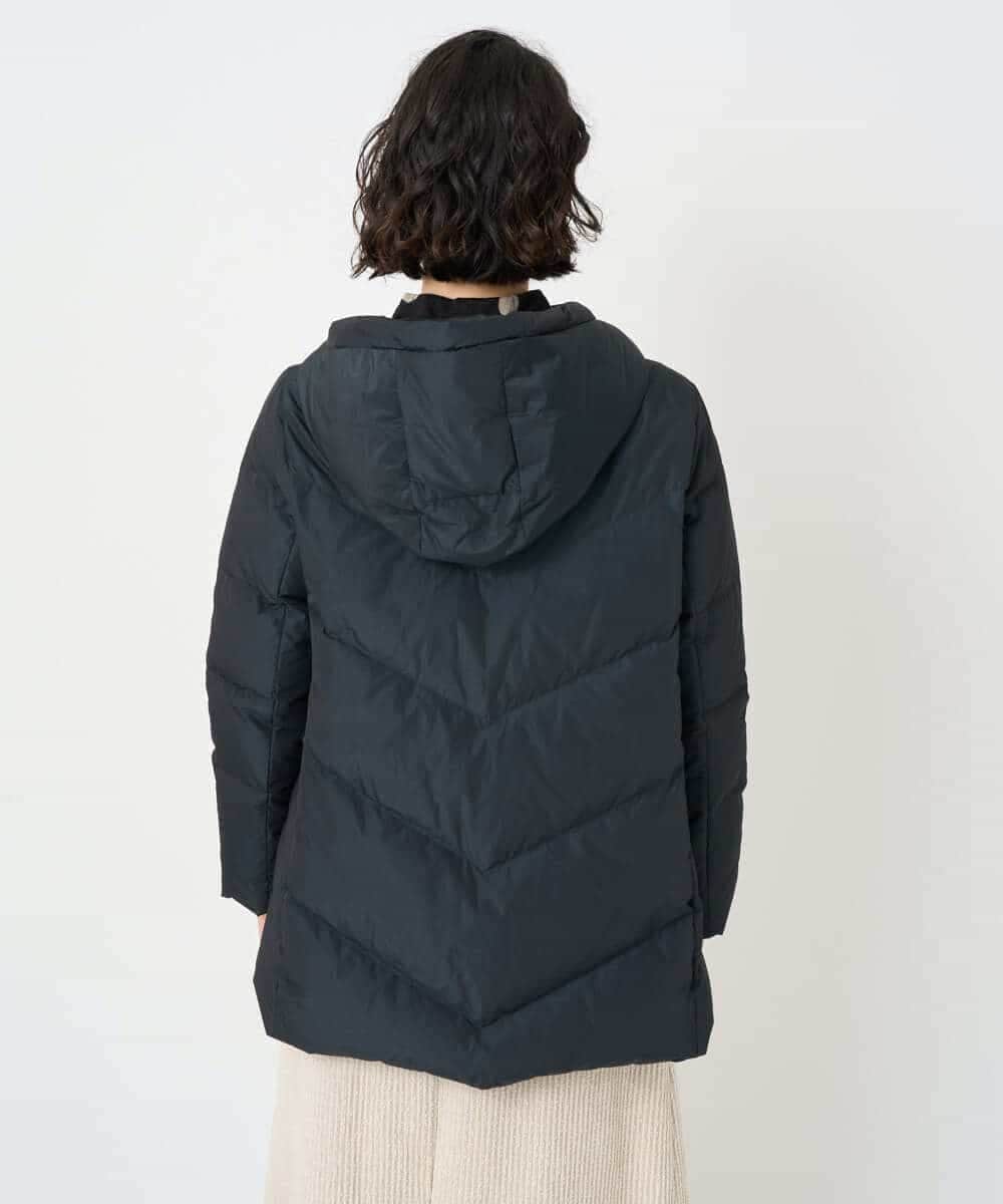 NHDAE31590 GIANNI LO GIUDICE(小さいサイズ)(メゾン ドゥ サンク) タフタメモリーダウンジャケット ダークグリーン