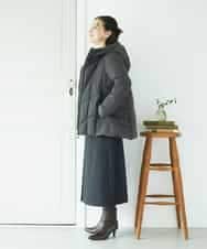 NHDAE31590 GIANNI LO GIUDICE(小さいサイズ)(メゾン ドゥ サンク) タフタメモリーダウンジャケット ダークグリーン