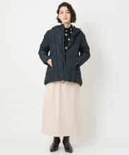 NHDAE31590 GIANNI LO GIUDICE(小さいサイズ)(メゾン ドゥ サンク) タフタメモリーダウンジャケット ダークグリーン