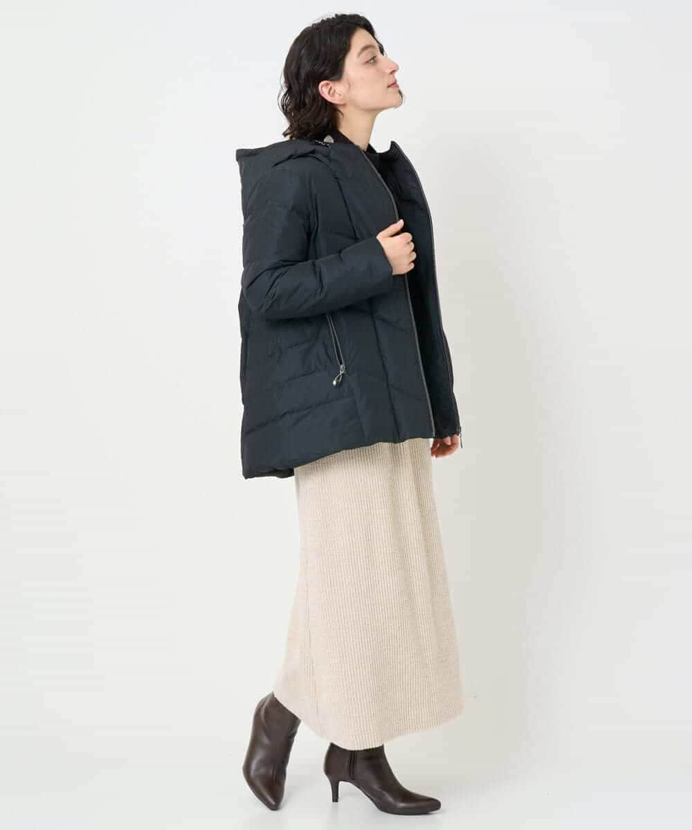 NHDAE31590 GIANNI LO GIUDICE(小さいサイズ)(メゾン ドゥ サンク) タフタメモリーダウンジャケット ダークグリーン