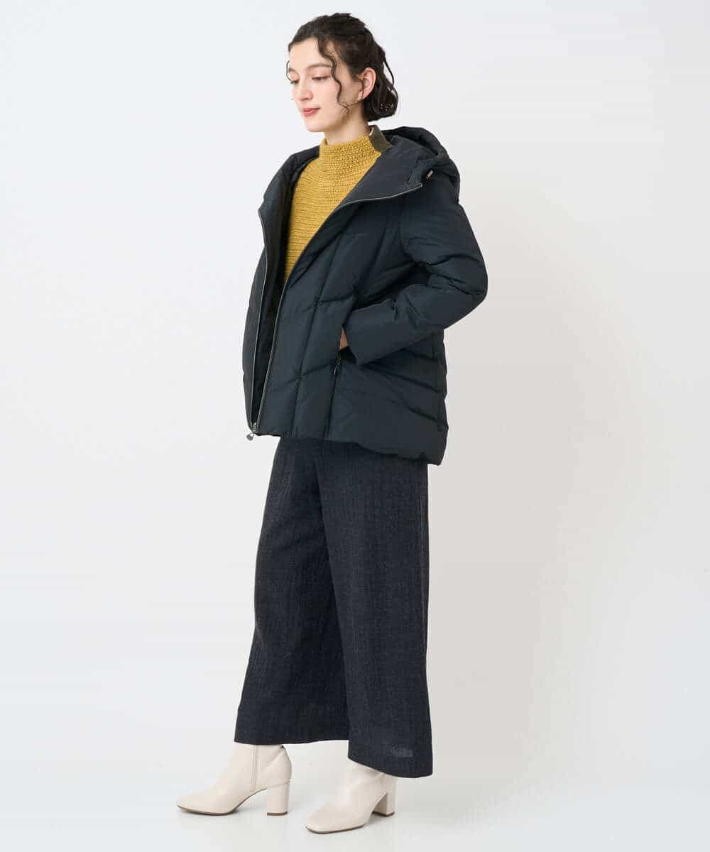 NHDAE31590 GIANNI LO GIUDICE(小さいサイズ)(メゾン ドゥ サンク) タフタメモリーダウンジャケット ダークグリーン