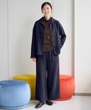 NHDAH46390 GIANNI LO GIUDICE(小さいサイズ)(メゾン ドゥ サンク) [セットアップ対応]ウールリファインガーゼジャケット ベージュ