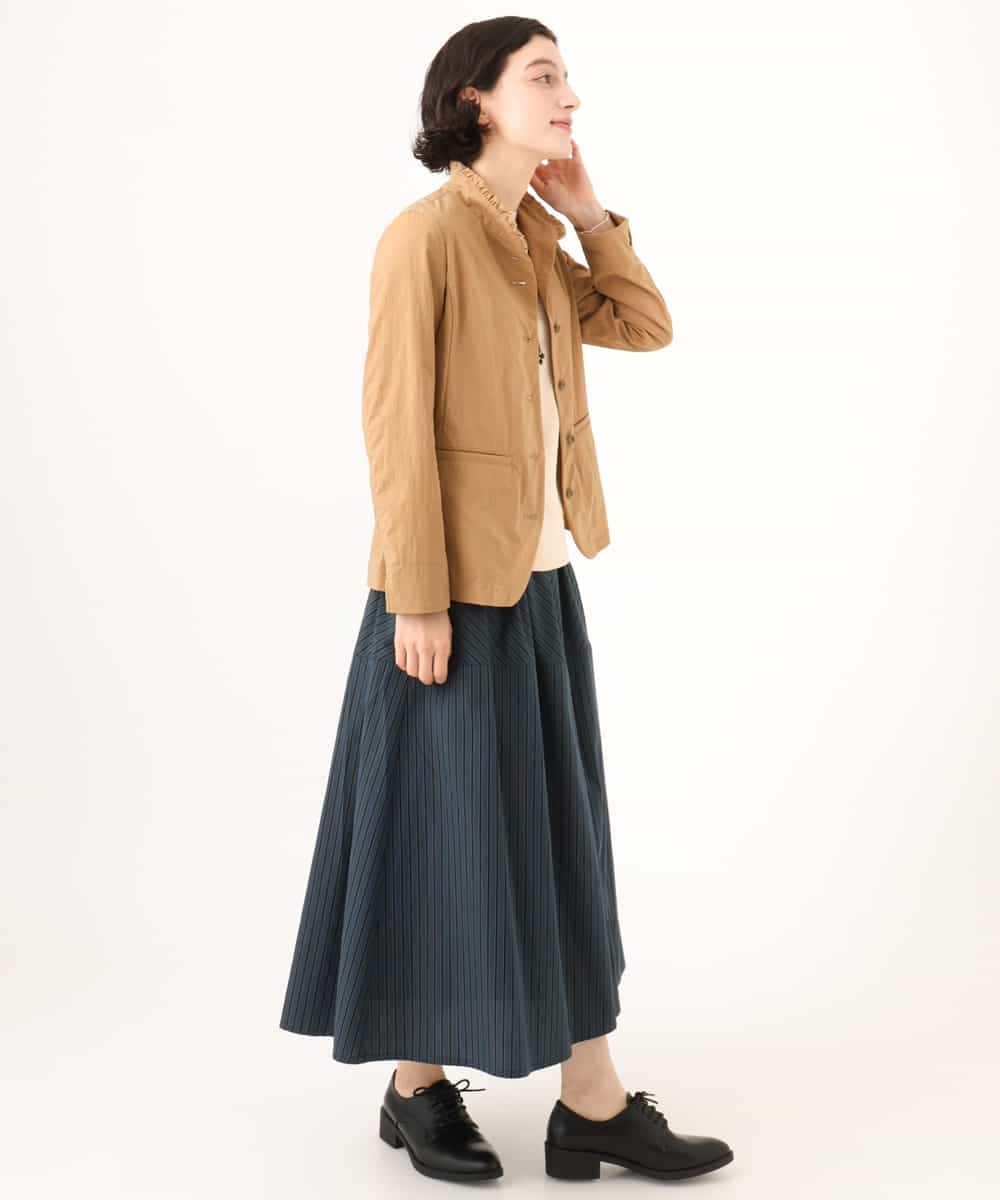 NHDAI80290 GIANNI LO GIUDICE(小さいサイズ)(メゾン ドゥ サンク) ナイロンストレッチジャケット ベージュ