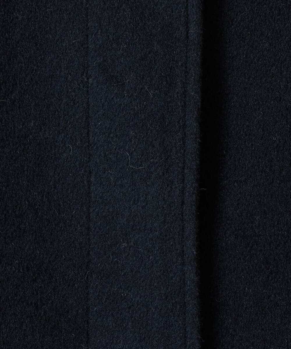 NHDAI88790 GIANNI LO GIUDICE(小さいサイズ)(メゾン ドゥ サンク) アンゴラ混ウールショートコート ライトグレー