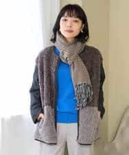 NHDAI89360 GIANNI LO GIUDICE(小さいサイズ)(メゾン ドゥ サンク) プードルボアフーデッドブルゾン ベージュ