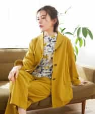 NHDGF26360 GIANNI LO GIUDICE(小さいサイズ)(メゾン ドゥ サンク) [セットアップ対応]コットンナチュラルワッシャージャケット イエロー