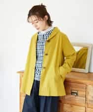 NHDGF26360 GIANNI LO GIUDICE(小さいサイズ)(メゾン ドゥ サンク) [セットアップ対応]コットンナチュラルワッシャージャケット グリーン