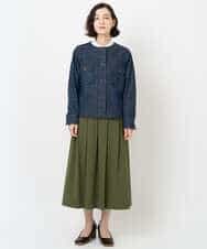 NHDJB20390 GIANNI LO GIUDICE(小さいサイズ)(メゾン ドゥ サンク) レインボーデニムジャケット ネイビー