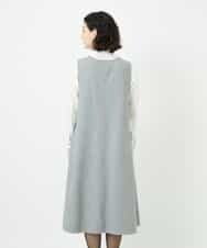 NHEAF84360 GIANNI LO GIUDICE(小さいサイズ)(メゾン ドゥ サンク) ガンクラブチェックジャンパースカート グレー