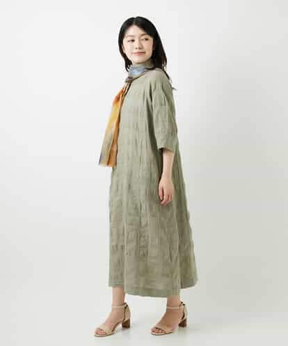 NHEGE53490 GIANNI LO GIUDICE(小さいサイズ) シャドーチェックワンピース