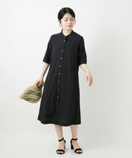 NHEGF96360 GIANNI LO GIUDICE(小さいサイズ)(メゾン ドゥ サンク) サッカーチェックシャツワンピース ライトブルー