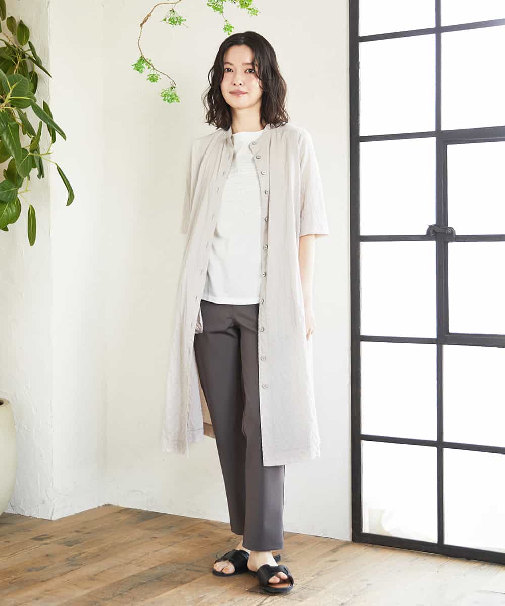 NHEGF96360 GIANNI LO GIUDICE(小さいサイズ)(メゾン ドゥ サンク) サッカーチェックシャツワンピース ライトブルー