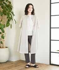 NHEGF96360 GIANNI LO GIUDICE(小さいサイズ)(メゾン ドゥ サンク) サッカーチェックシャツワンピース ライトブルー