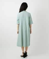 NHEGF96360 GIANNI LO GIUDICE(小さいサイズ)(メゾン ドゥ サンク) サッカーチェックシャツワンピース ライトブルー