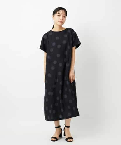 NHEHD06430 GIANNI LO GIUDICE(小さいサイズ) リネンドットワンピース