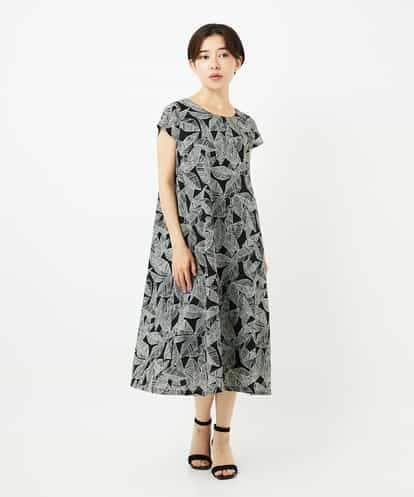 NHEJB80390 GIANNI LO GIUDICE(小さいサイズ) ミラクルウェーブリーフプリントワンピース