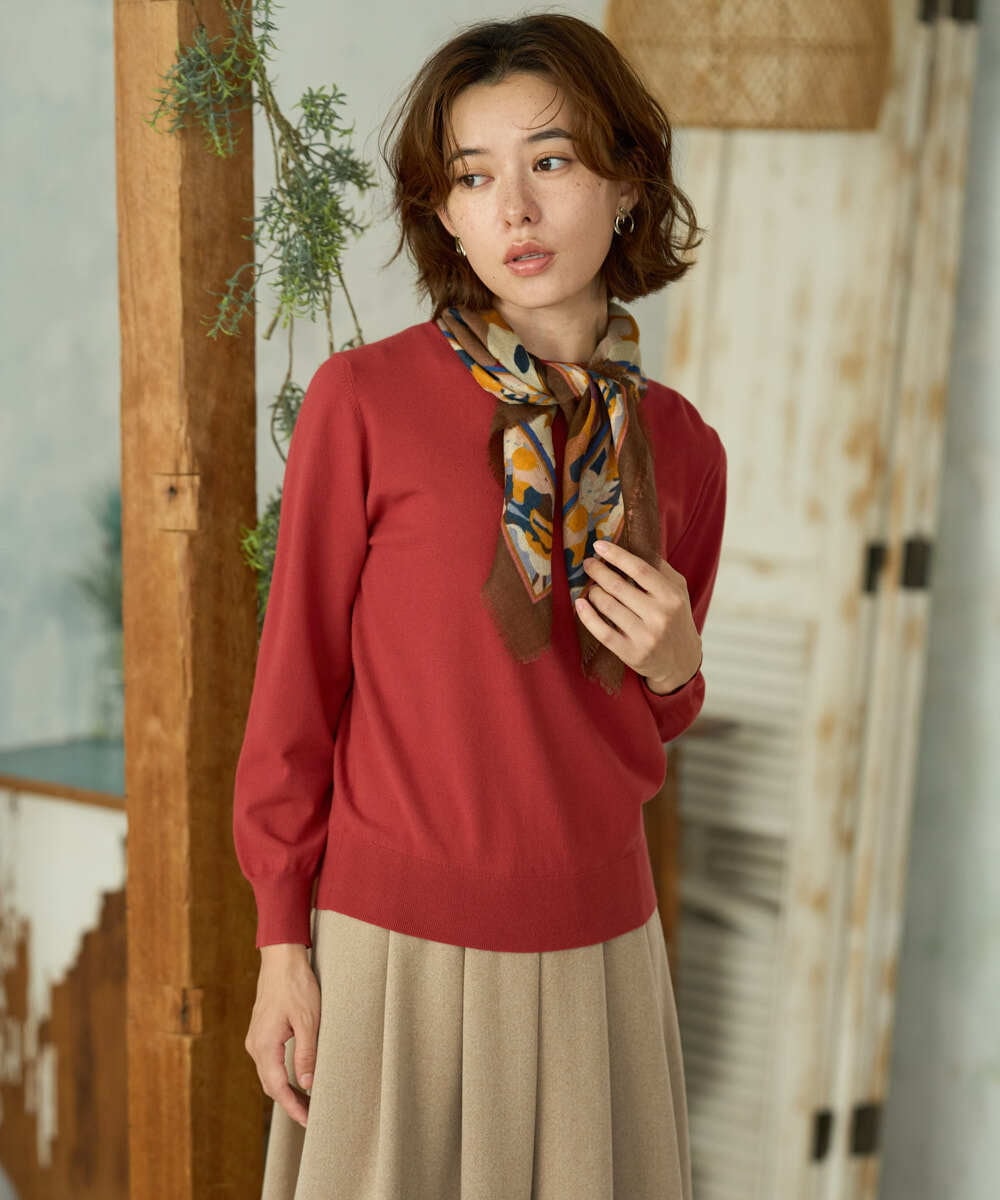 NHFAI80150 GIANNI LO GIUDICE(小さいサイズ) [アンサンブル対応]クルーネックニットプルオーバー