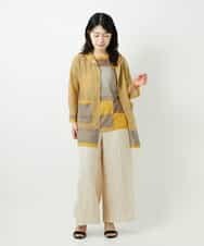 NHFGE50250 GIANNI LO GIUDICE(小さいサイズ)(メゾン ドゥ サンク) [アンサンブル対応]LEVITAサマーニット マスタード系