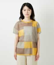 NHFGE50250 GIANNI LO GIUDICE(小さいサイズ)(メゾン ドゥ サンク) [アンサンブル対応]LEVITAサマーニット マスタード系