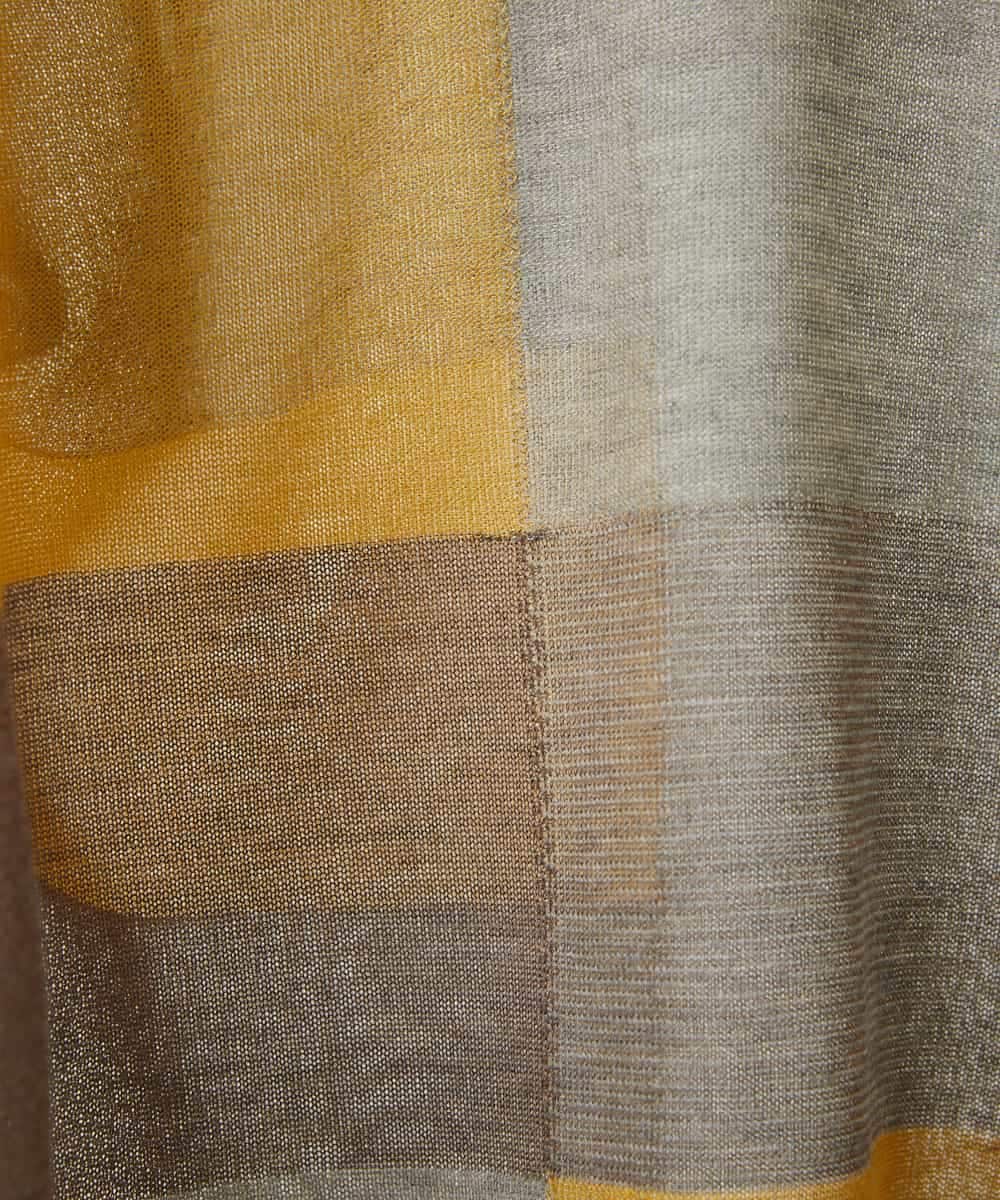 NHFGE50250 GIANNI LO GIUDICE(小さいサイズ)(メゾン ドゥ サンク) [アンサンブル対応]LEVITAサマーニット マスタード系