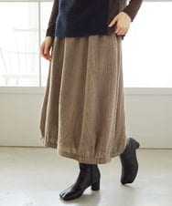 NHHAE36330 GIANNI LO GIUDICE(小さいサイズ)(メゾン ドゥ サンク) [セットアップ対応]リファインガーゼスカート ベージュ