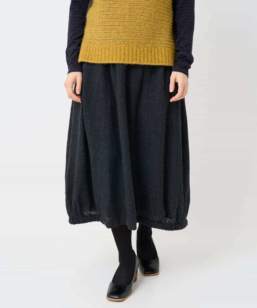 NHHAE36330 GIANNI LO GIUDICE(小さいサイズ)(メゾン ドゥ サンク) [セットアップ対応]リファインガーゼスカート ベージュ
