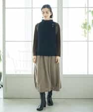 NHHAE36330 GIANNI LO GIUDICE(小さいサイズ)(メゾン ドゥ サンク) [セットアップ対応]リファインガーゼスカート ベージュ
